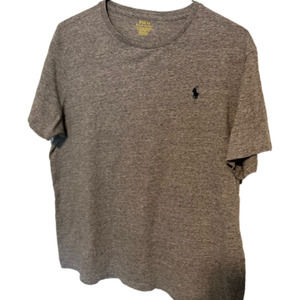 Ralph Lauren Polo T Shirt Gray Mens XL Comfortable Lightweight Outdoor Summer